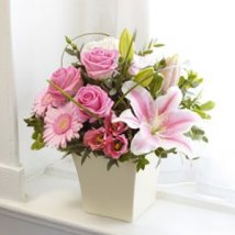 Rose and Lily Arrangement 